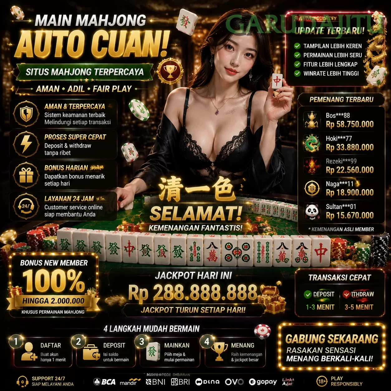WELCOME BONUS NEW MEMBER 50_ promotion image